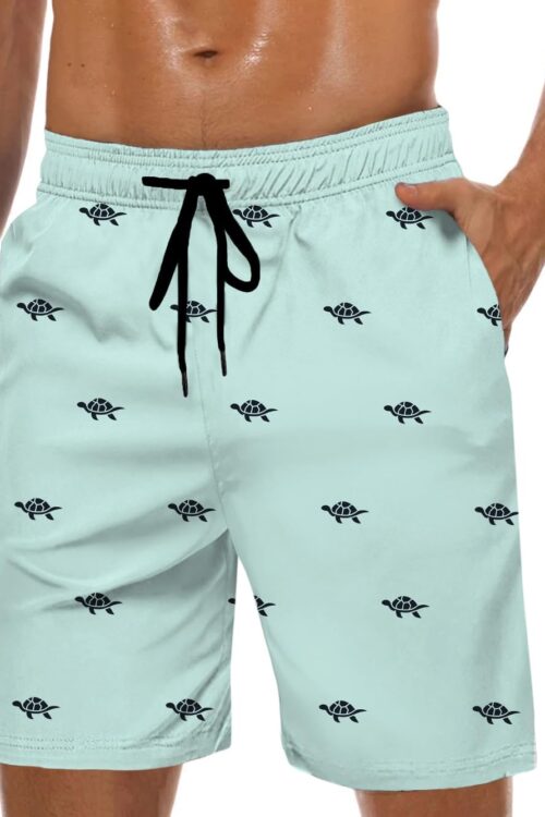 Men's Swim Trunks Mesh Lining Bathing Suit Quick Dry Board Shorts