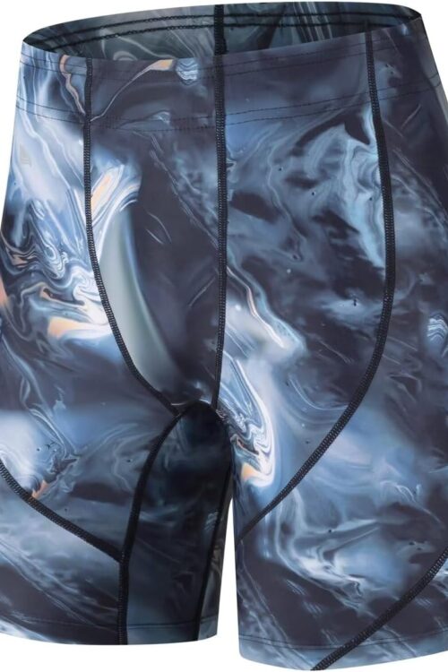 Men's Swim Jammers, Athletic Training Endurance Swimming Swimsuit Jammer Racing Competition Swimwear