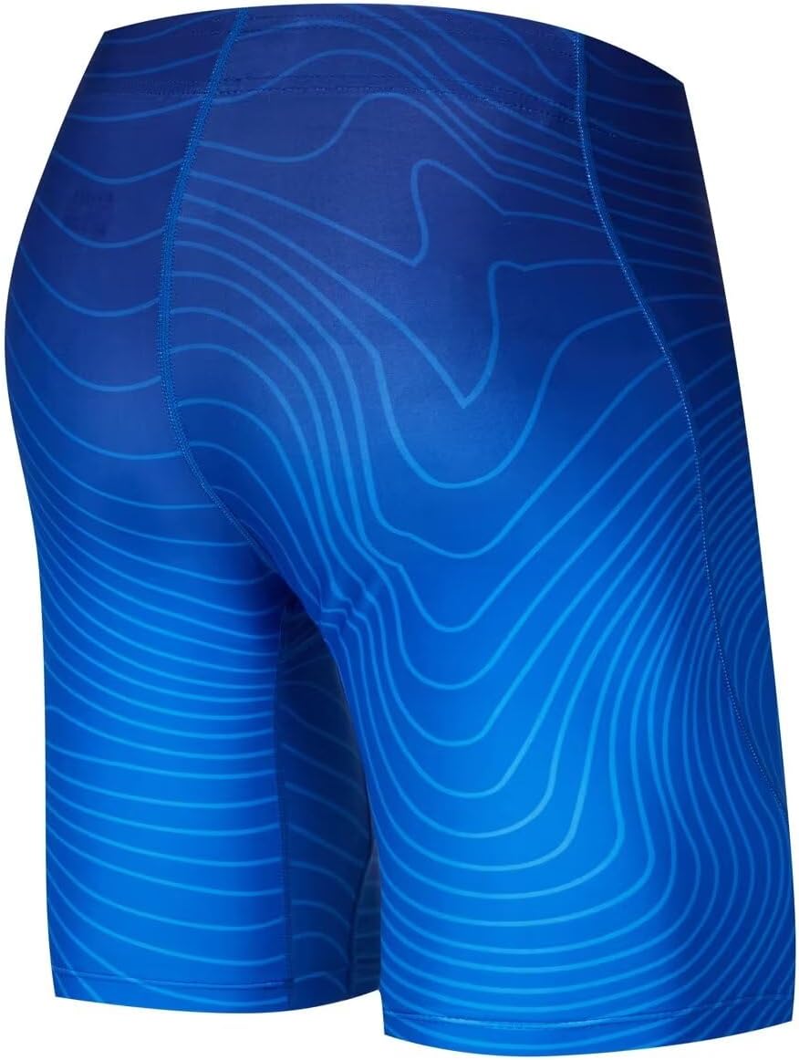 Men's Athletic Swim Jammers for Men, Training Swimsuit Quick Dry Racing Competition Swimwear