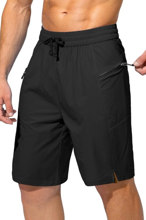 Men's Swim Trunks Quick Dry Board Shorts with Zipper Pockets Beach Shorts Bathing Suits for Men - No Mesh Liner